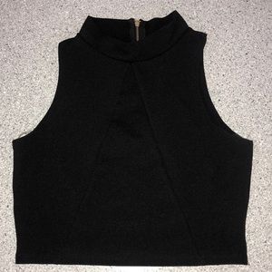 Necessary Clothing Black Crop Top